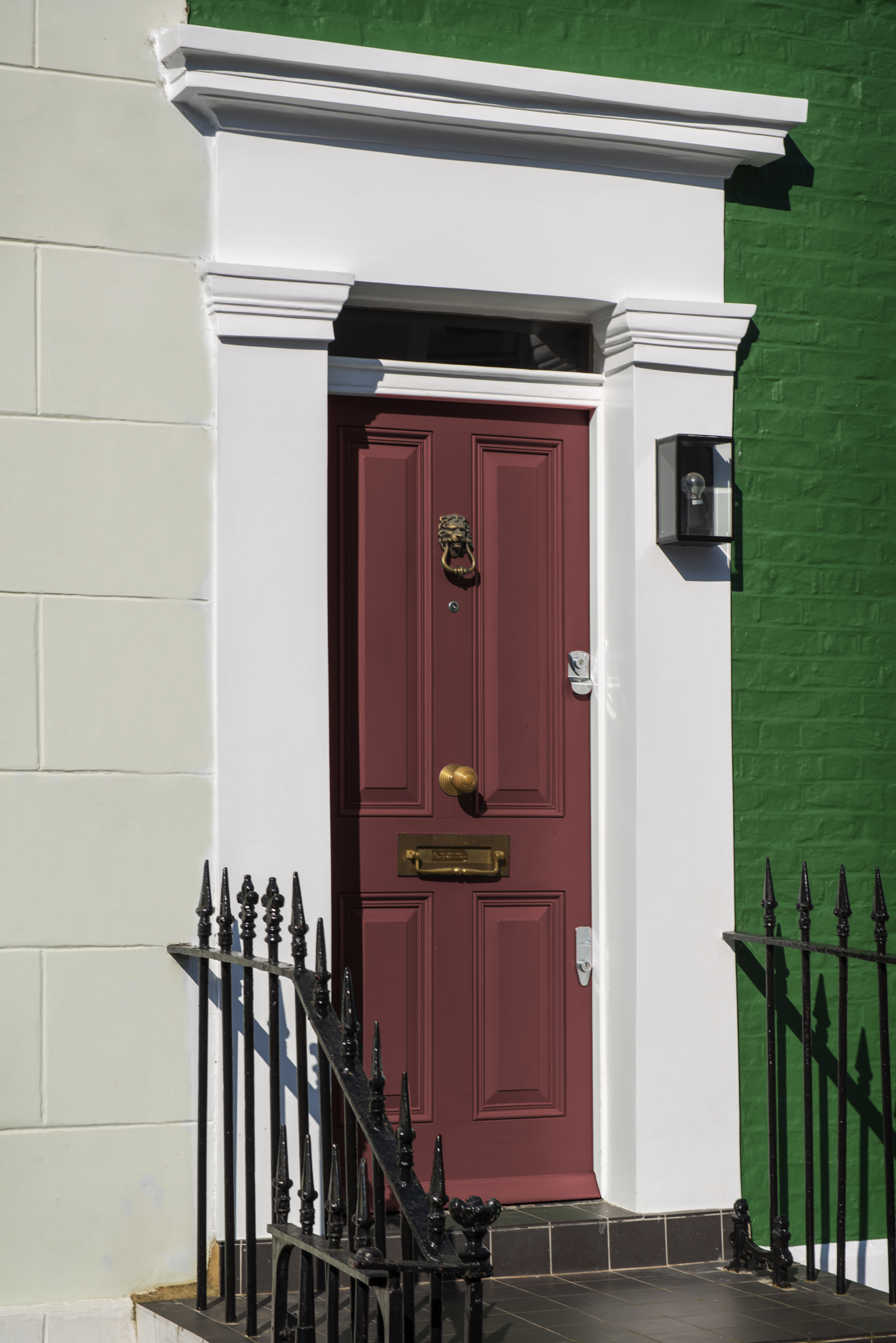 Entry door with renovated façade